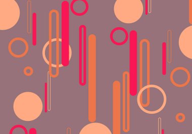 Minimalist geometrik arka plan. Vektör çizimi. Soyut arkaplan