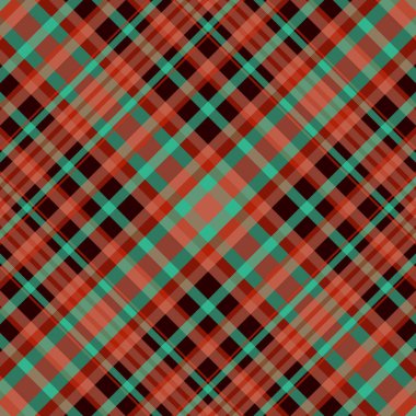 Tartan desenli ve desenli. Vektör illüstrasyonu.