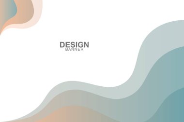 Dalgalı arka plan. Pankart için tasarım. Vektör illüstrasyon arkaplanı.