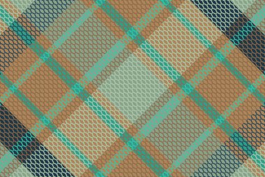 Tartan plaid pattern with texture. Vector illustration.