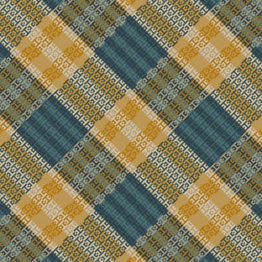 Tartan desenli ve desenli. Vektör illüstrasyonu.