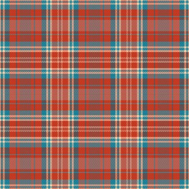 Tartan desenli ve desenli. Vektör illüstrasyonu.