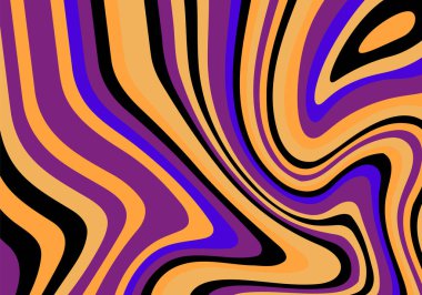 Psikedelik arka plan. Renkli soyut arka plan. Vektör illüstrasyonu.