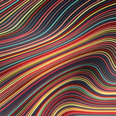 Psikedelik arka plan. Renkli soyut arka plan. Vektör illüstrasyonu.