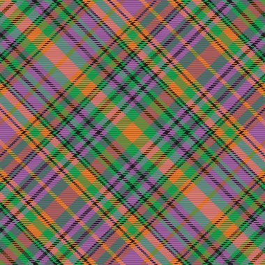 Tartan plaid pattern with texture. Vector illustration.