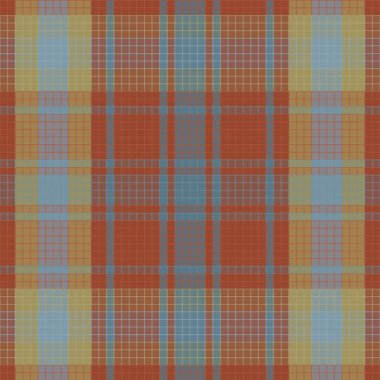 Tartan desenli ve desenli. Vektör illüstrasyonu.