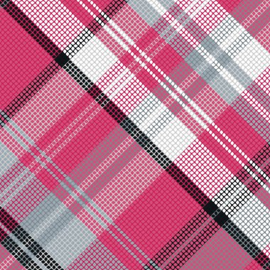 Tartan desenli ve desenli. Vektör illüstrasyonu.