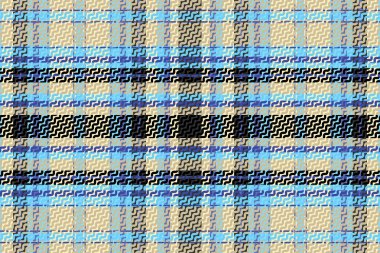 Tartan plaid pattern with texture. Vector illustration.