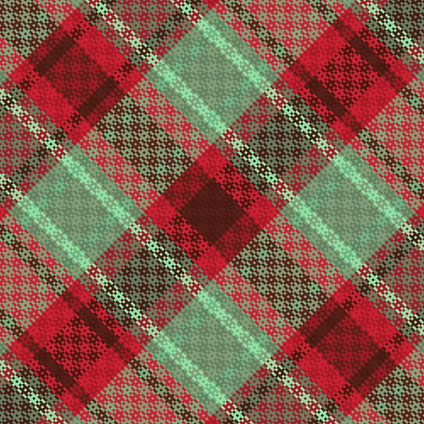 Tartan plaid pattern with texture. Vector illustration.