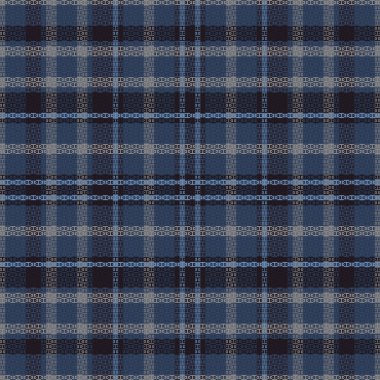 Tartan desenli ve desenli. Vektör illüstrasyonu.