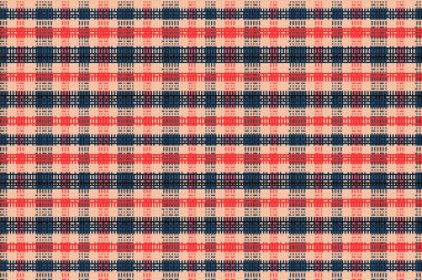 Tartan desenli ve desenli. Vektör illüstrasyonu.