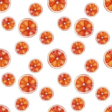 Turuncu suluboya deseni. Vektör illüstrasyonu.