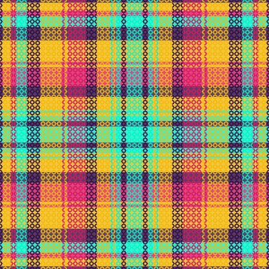 Tartan desenli ve desenli. Vektör illüstrasyonu.
