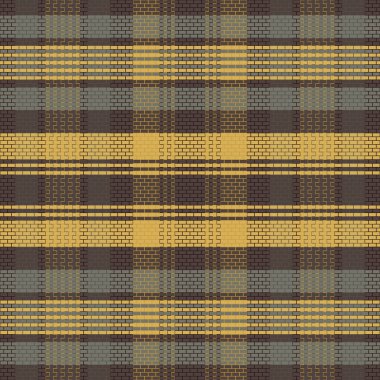 Tartan desenli ve desenli. Vektör illüstrasyonu.