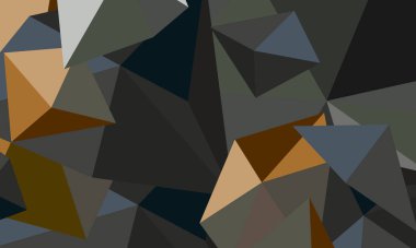 Farklı boyut ve renklerde çokgen mozaik arkaplan. Desen arkaplan için kullanılabilir.