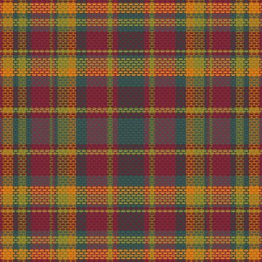 Tartan desenli ve desenli. Vektör illüstrasyonu.