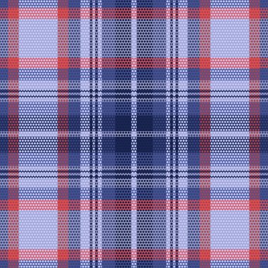 Tartan plaid pattern with texture. Vector illustration.