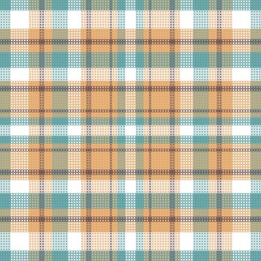 Tartan desenli ve desenli. Vektör illüstrasyonu.
