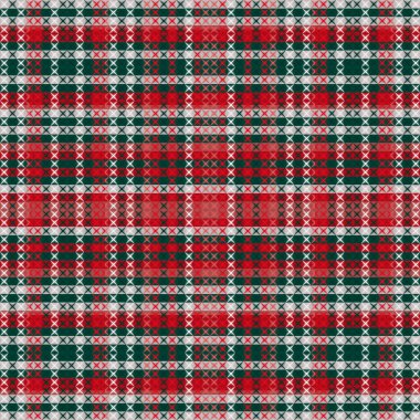 Tartan desenli ve desenli. Vektör illüstrasyonu.