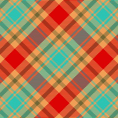 Tartan desenli ve desenli. Vektör illüstrasyonu.