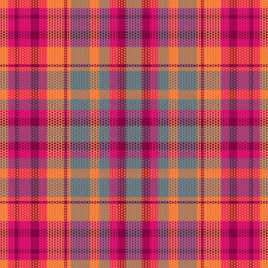 Tartan desenli ve desenli. Vektör illüstrasyonu.