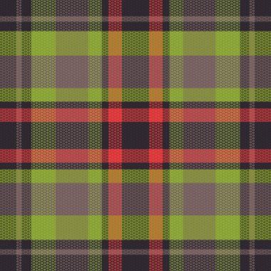 Tartan desenli ve desenli. Vektör illüstrasyonu.