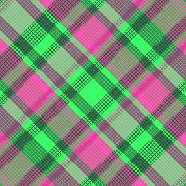 Tartan desenli ve desenli. Vektör illüstrasyonu.