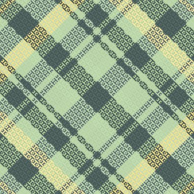 Tartan desenli ve desenli. Vektör illüstrasyonu.