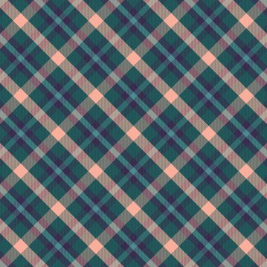 Tartan veya ekoseli retro renk deseni. Vektör illüstrasyon tasarımı.