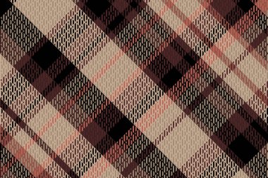 Tartan veya ekoseli retro renk deseni. Vektör illüstrasyon tasarımı.
