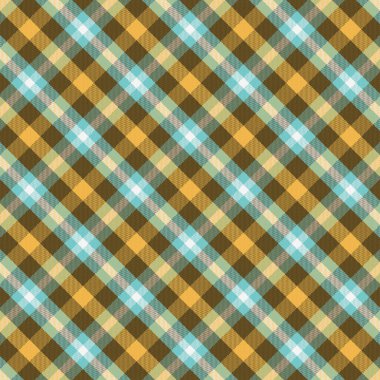 Tartan veya ekoseli retro renk deseni. Vektör illüstrasyon tasarımı.