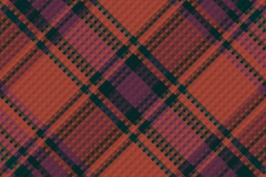 Tartan veya ekoseli retro renk deseni. Vektör illüstrasyon tasarımı.