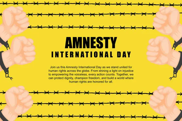 Uluslararası Af Günü 'nü özgürlük ve adalet için seslendirerek kutlayın. Ayağa kalk, konuş ve bugün bir fark yarat..