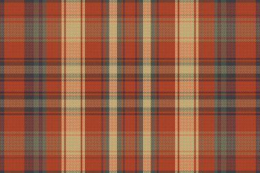 Tartan veya ekoseli retro renk deseni. Vektör illüstrasyon tasarımı.