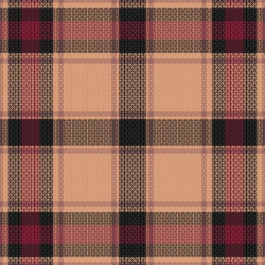 Tartan veya ekoseli retro renk deseni. Vektör illüstrasyon tasarımı.