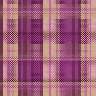 Tartan veya ekoseli retro renk deseni. Vektör illüstrasyon tasarımı.