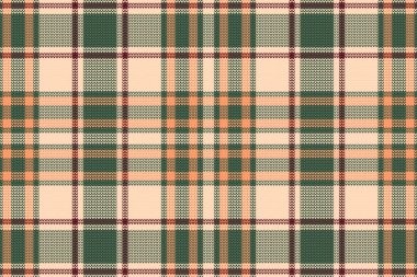Tartan veya ekoseli retro renk deseni. Vektör illüstrasyon tasarımı.