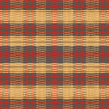 Tartan veya ekoseli retro renk deseni. Vektör illüstrasyon tasarımı.