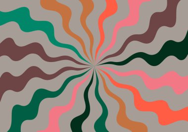 Soyut psikedelik moda arka plan. Vektör illüstrasyonu.