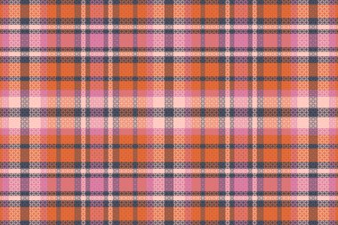 Tartan veya ekoseli retro renk deseni. Vektör illüstrasyon tasarımı.
