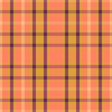 Tartan veya ekoseli retro renk deseni. Vektör illüstrasyon tasarımı.