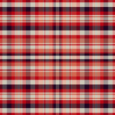 Tartan veya ekoseli retro renk deseni. Vektör illüstrasyon tasarımı.