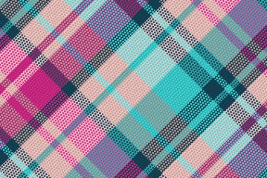 Tartan veya ekoseli retro renk deseni. Vektör illüstrasyon tasarımı.