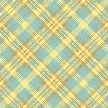 Tartan veya ekoseli retro renk deseni. Vektör illüstrasyon tasarımı.