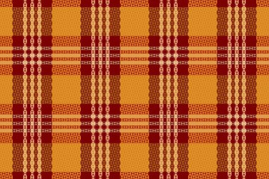 Tartan veya ekoseli retro renk deseni. Vektör illüstrasyon tasarımı.