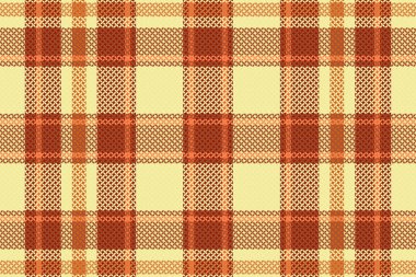 Tartan veya ekoseli retro renk deseni. Vektör illüstrasyon tasarımı.