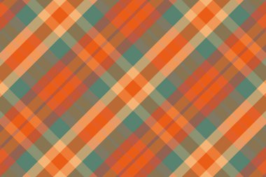 Tartan veya ekoseli retro renk deseni. Vektör illüstrasyon tasarımı.