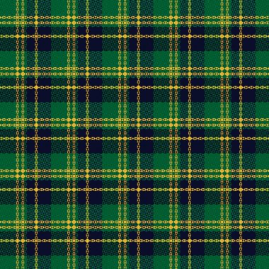 Tartan desenli ve desenli. Vektör illüstrasyonu.