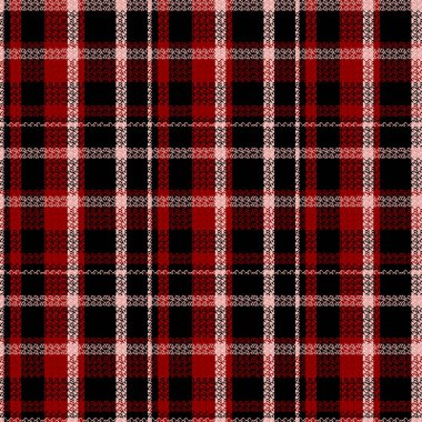 Tartan desenli, desenli ve yaz renginde. Vektör illüstrasyonu.
