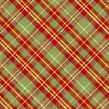 Tartan veya ekoseli retro renk deseni. Vektör illüstrasyon tasarımı.